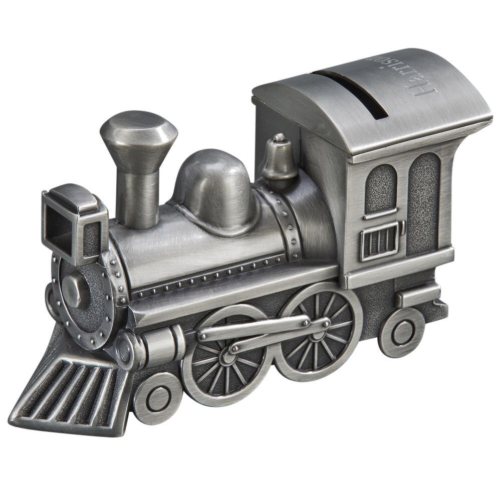 Silverplated Train Bank By Sheridan - Silver Superstore