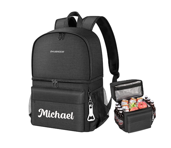 Personalized 42 Cans Lightweight Insulated Cooler Backpack Leak