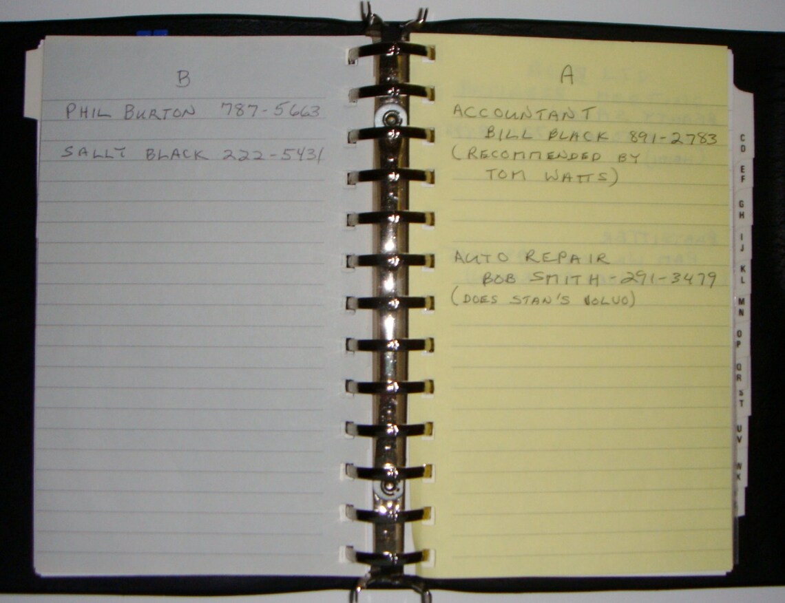 ULTIMATE ADDRESS BOOK Etsy