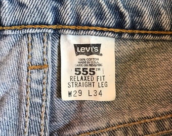 levi jeans 29 x 34