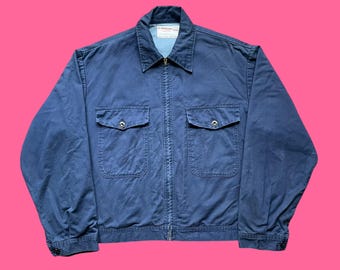 Vintage 50s/60s Mcgregor Anti-freeze Nylon Jacket Full Zip (large
