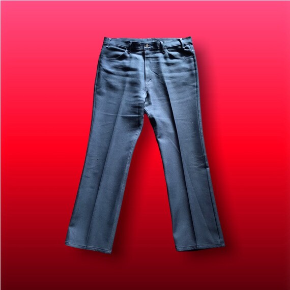 Vintage 1970s Black Levis 517 Bootcut 