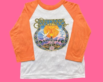 Camisetas Raglan SANTANA 1979 - Años 70 - Ropa Vintage -