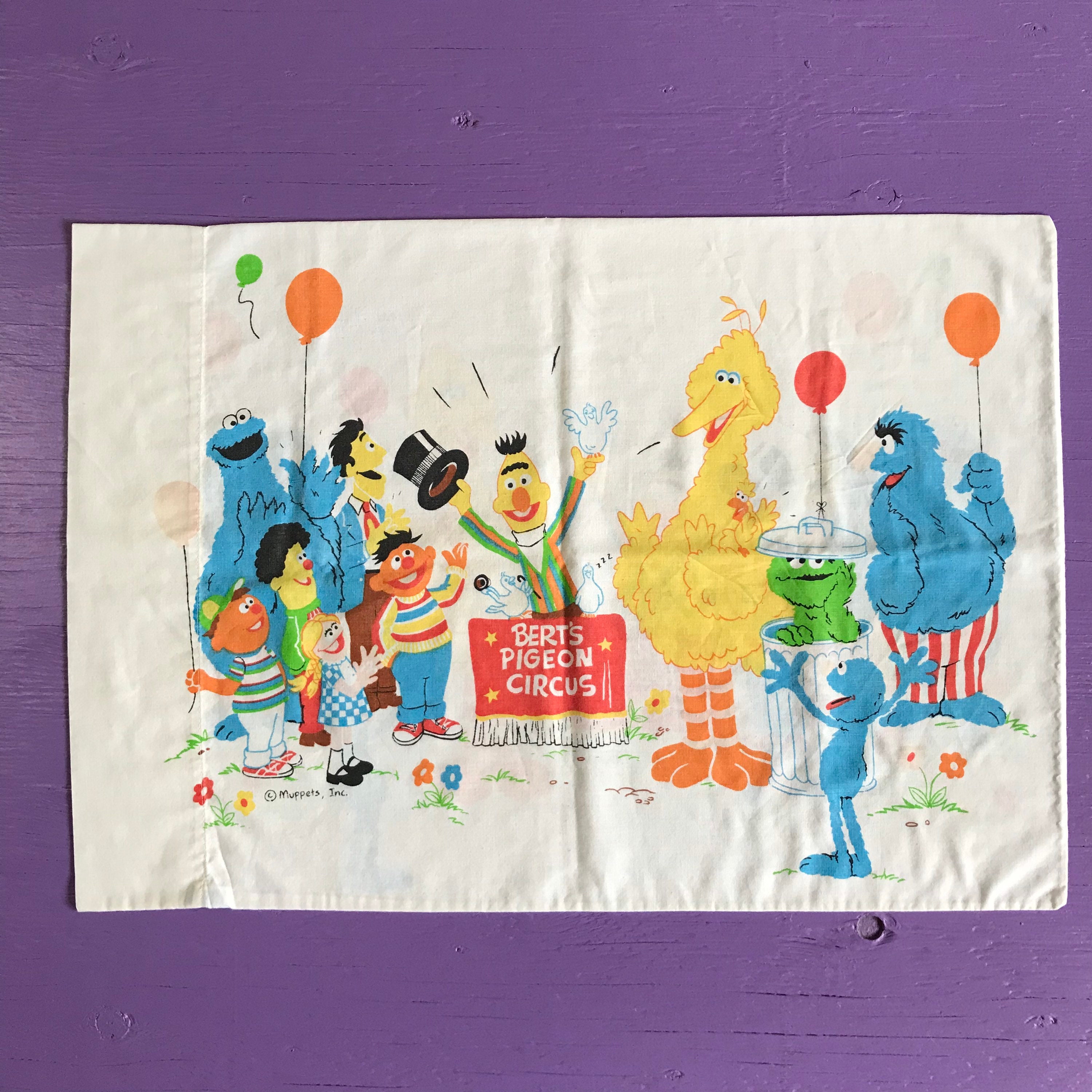 sesame street pillowcase