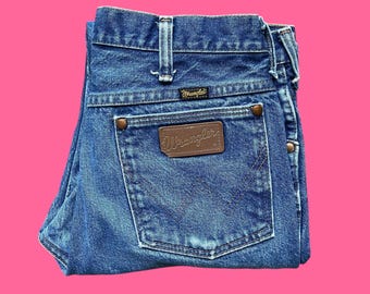 Wranglers vintage 31x27 - Fabricados en EE. UU. - 936DEN -