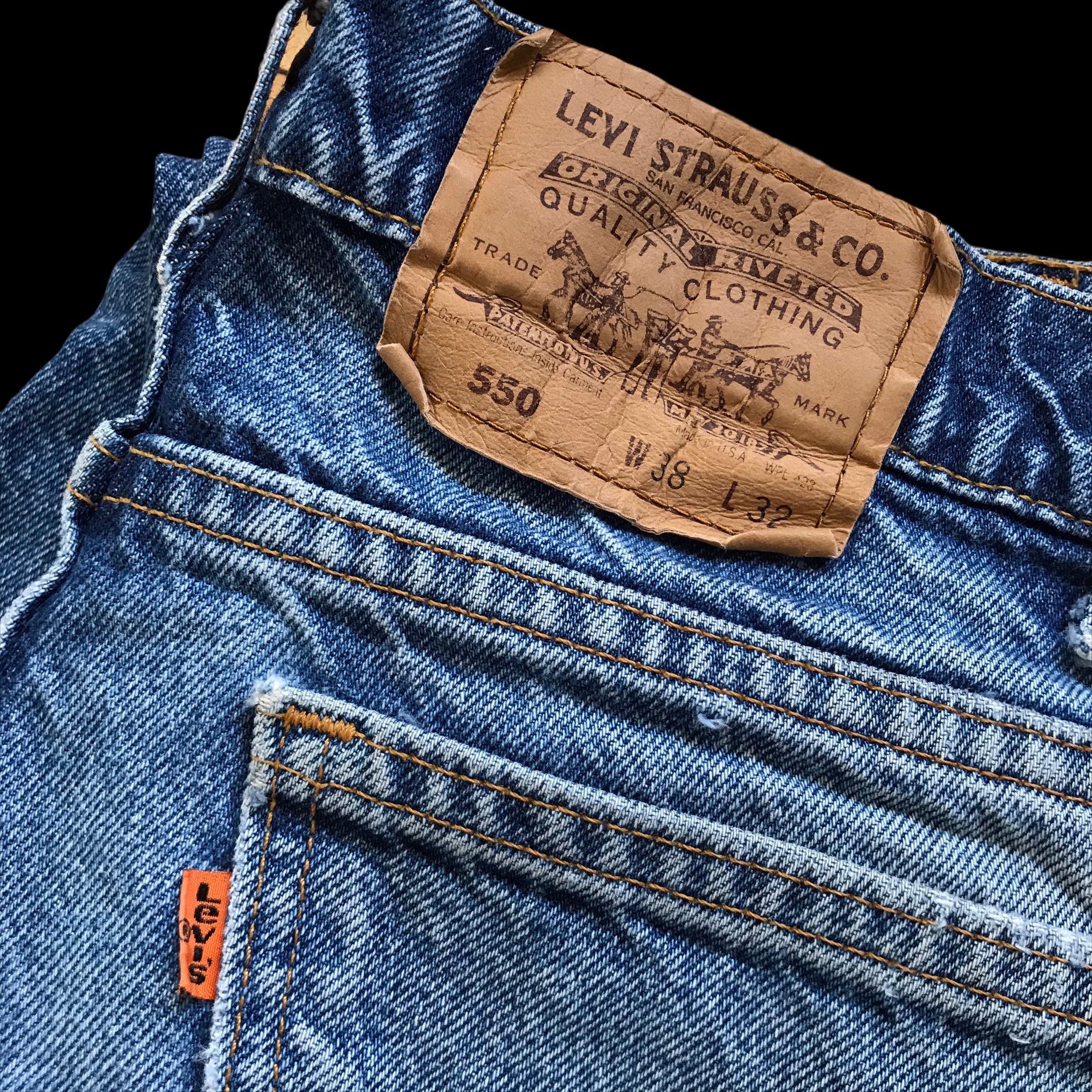 Levi’s Orange Tabs 550 Vintage Jeans Relaxed Fit 31x30 - munimoro.gob.pe