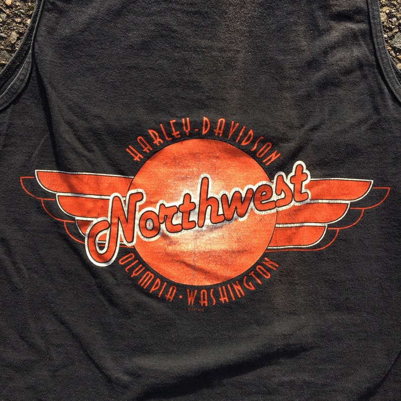 1997 Harley Davidson Tank Top Harley Tank Streetwear Biker Motorcycle Medium Fashion Clothes Vintage Tee Vintage Clothing