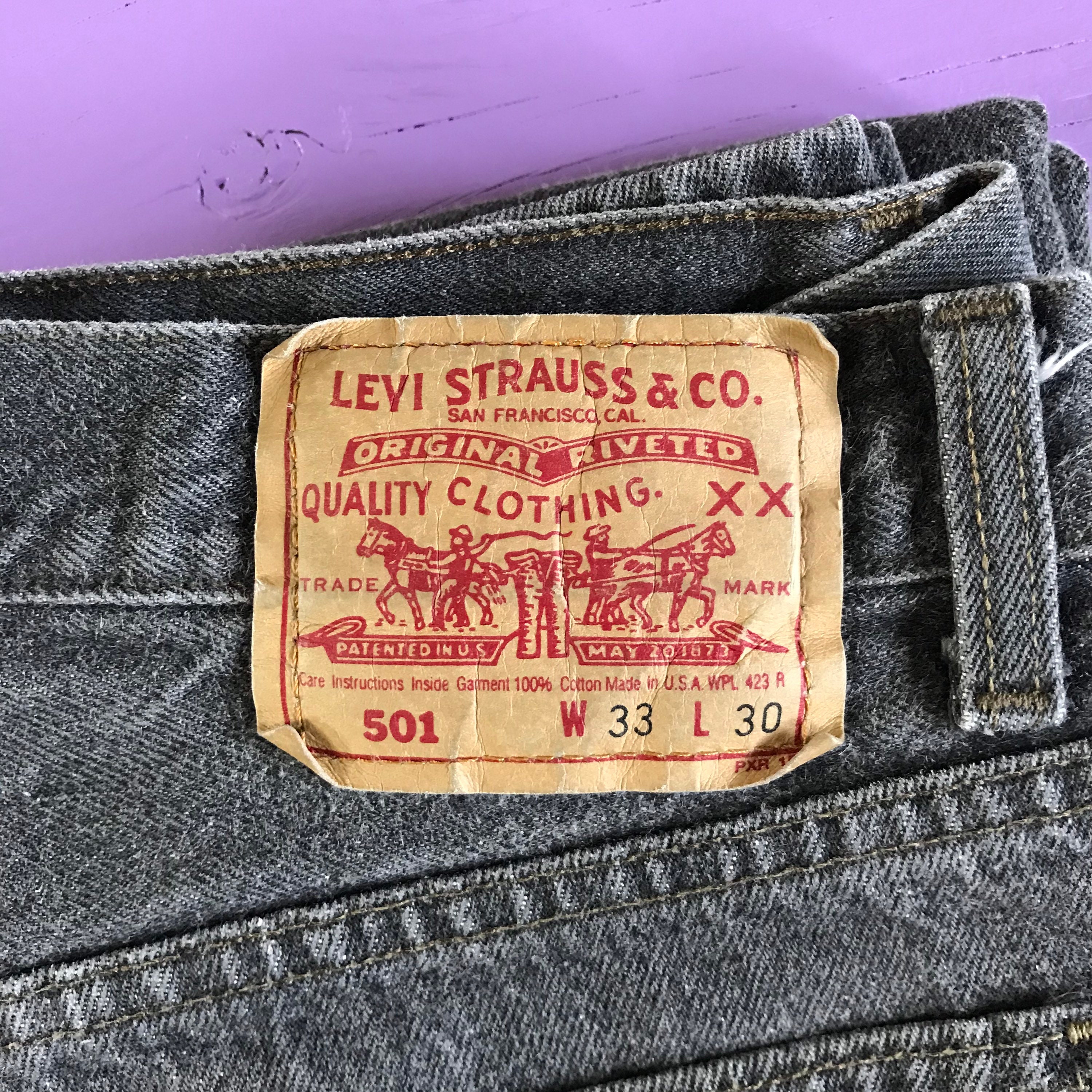 32x30 Levis 501 Made in USA Gray Levis Vintage Clothing - Etsy New Zealand