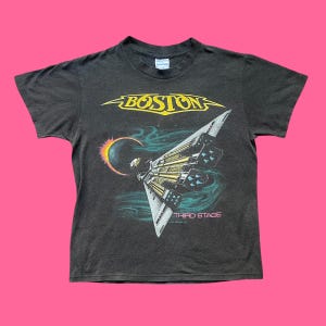 Boston 1987 Tour Tshirt - Etsy