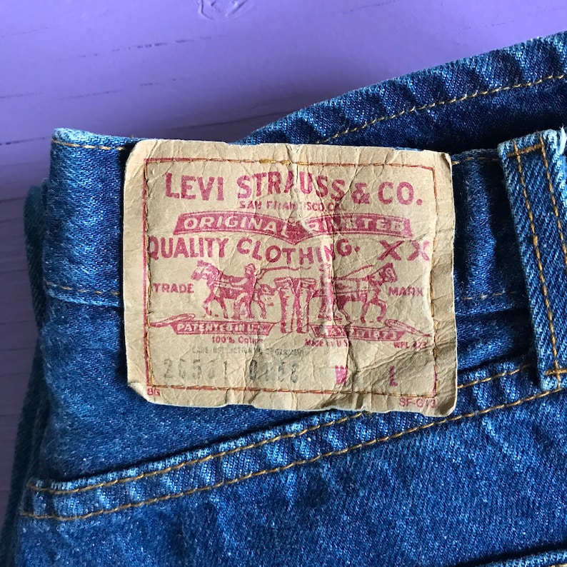 levis blue 501 denim jeans 28\