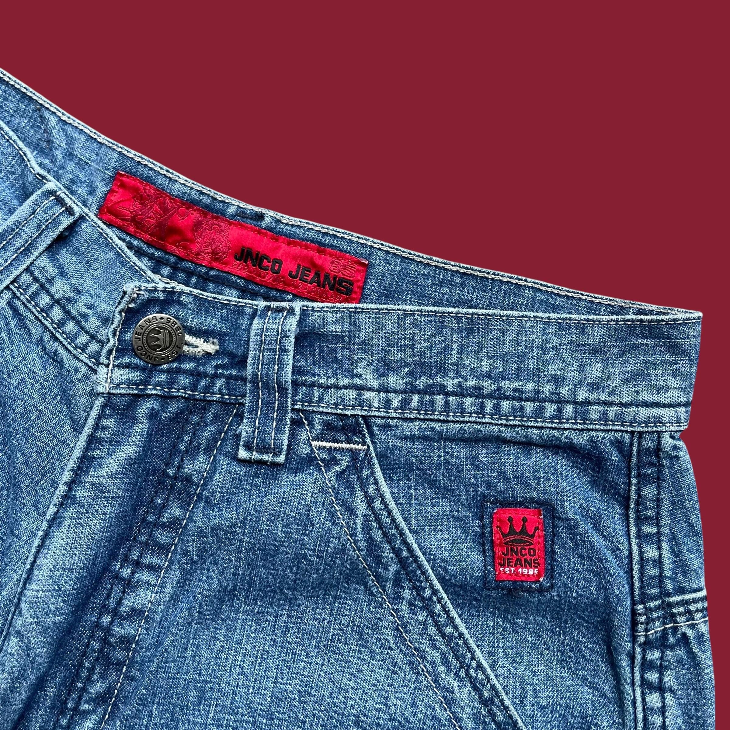 Vintage JNCO Low Down Tribal Dragon Jeans 32X32 - Y2K Baggy Jeans