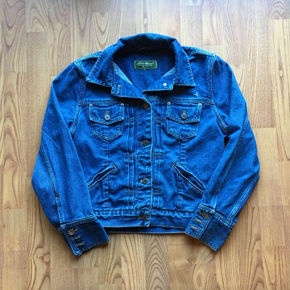 eddie bauer jean jacket