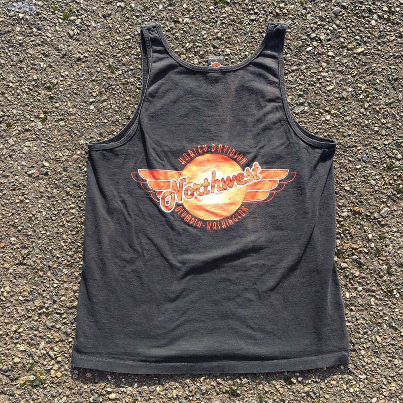 1997 Harley Davidson Tank Top Harley Tank Streetwear Biker Motorcycle Medium Fashion Clothes Vintage Tee Vintage Clothing