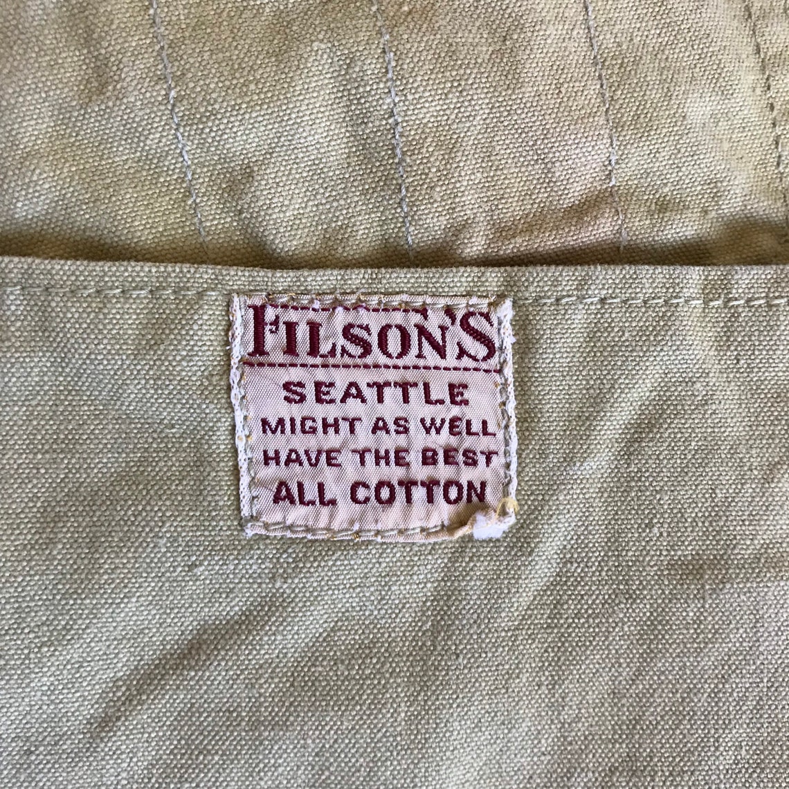 Vintage CC Filson Hunting Vest Small Vintage Clothing | Etsy