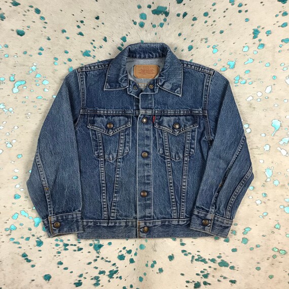 70s Kids Levis Jean Jacket - 12 - Denim Jacket - V