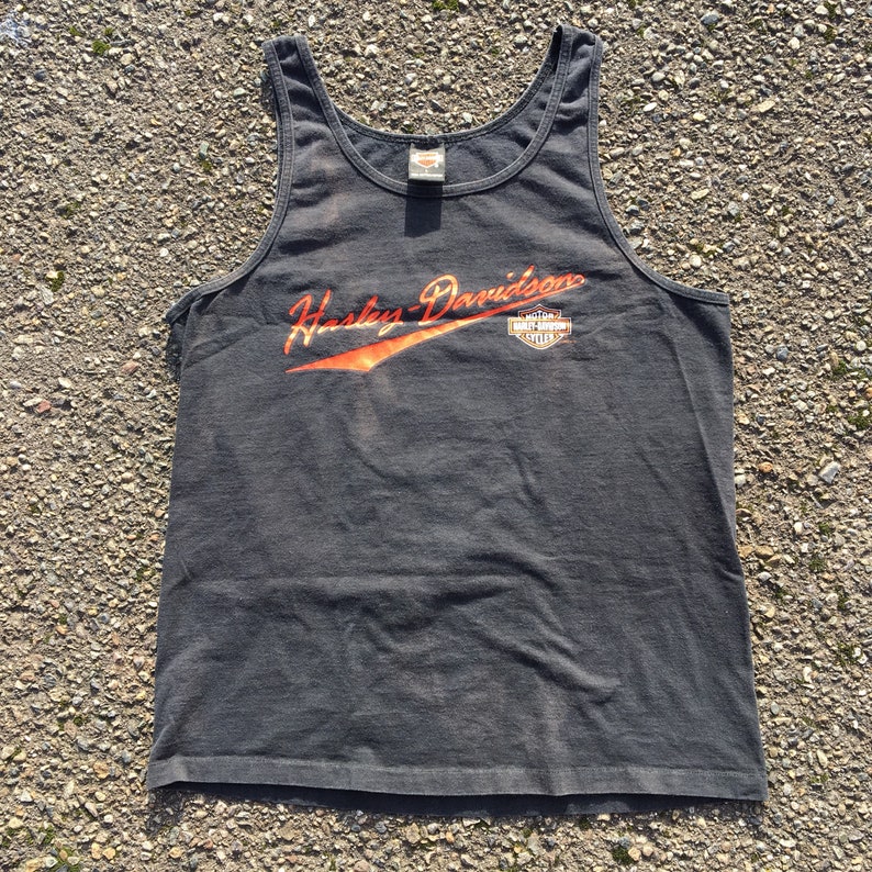 1997 Harley Davidson Tank Top Harley Tank Streetwear Biker Motorcycle Medium Fashion Clothes Vintage Tee Vintage Clothing