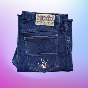 Jean Mudd Femme Taille 11 - Boot Cut Avec Poche Bling - Occasion Très Bon état - Style Junior