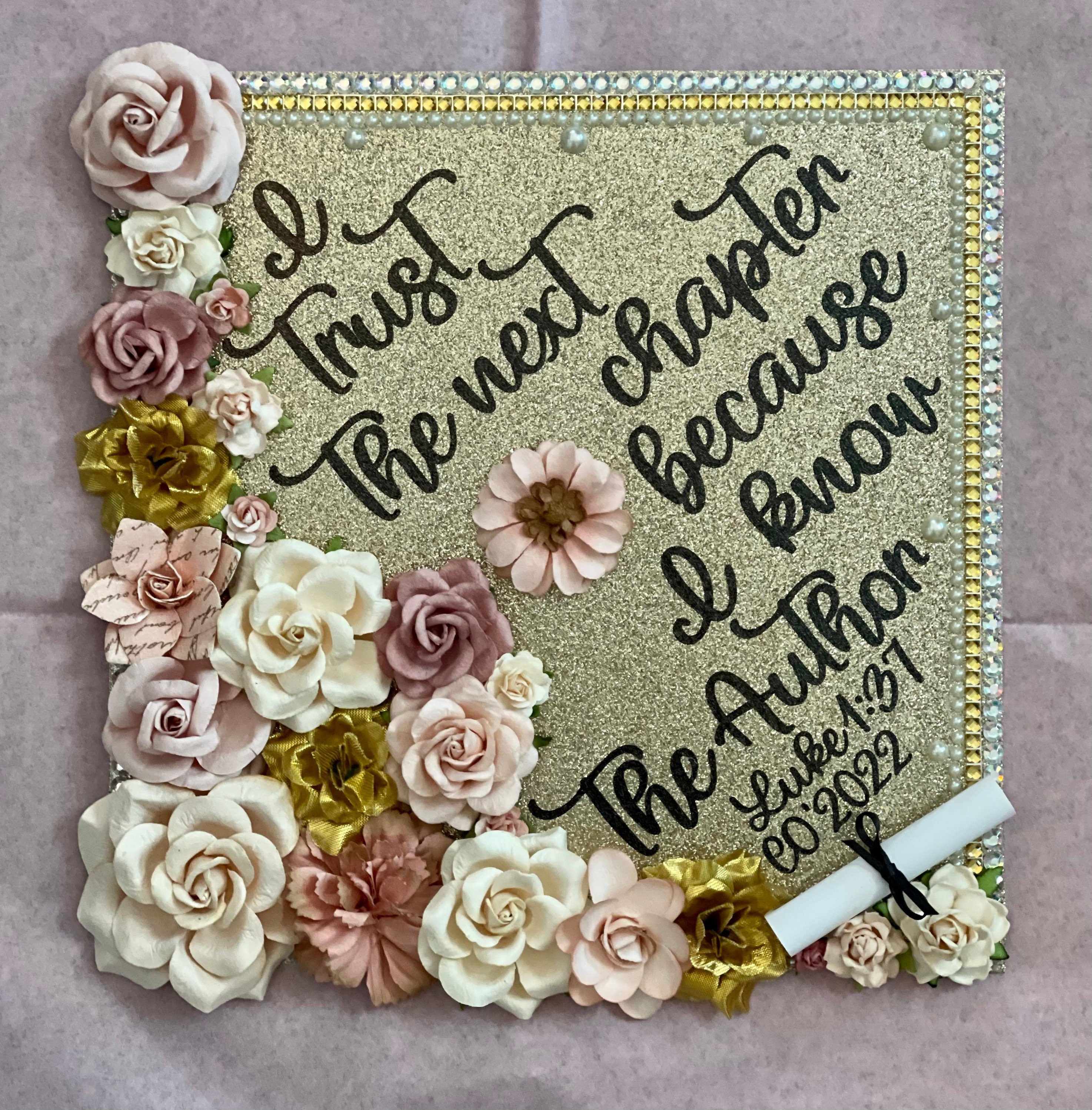 Trust the Next Chapter Graduation Cap Decoration - Etsy