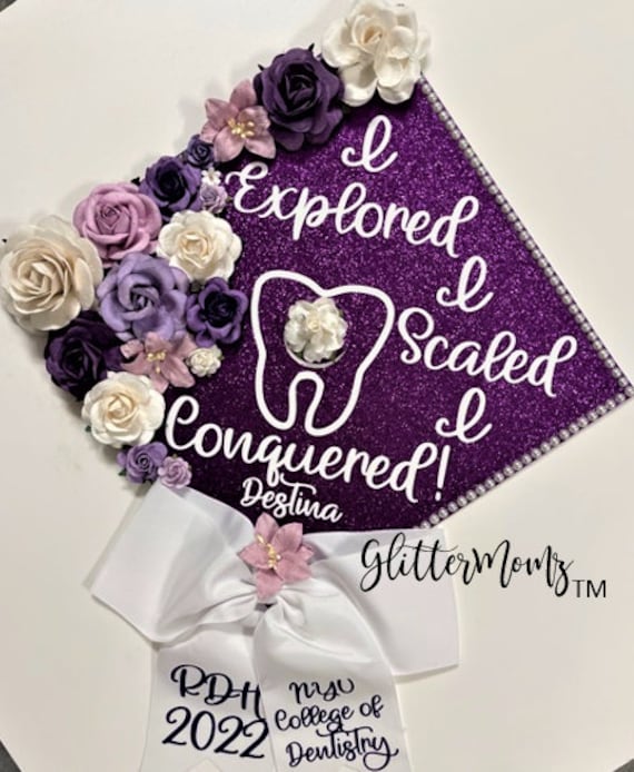 Dental Hygienist RDH Graduation Cap Topper Decoration With Etsy
