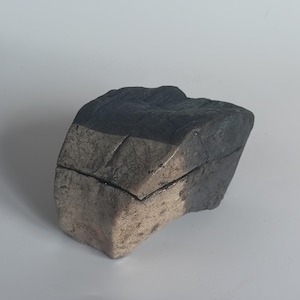 Unique Ceramic box, Handmade Stone Style