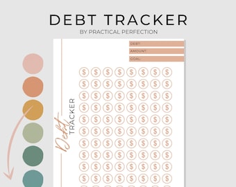 Debt Tracker Printable | Finance Tracker | Debt Snowball Tracker