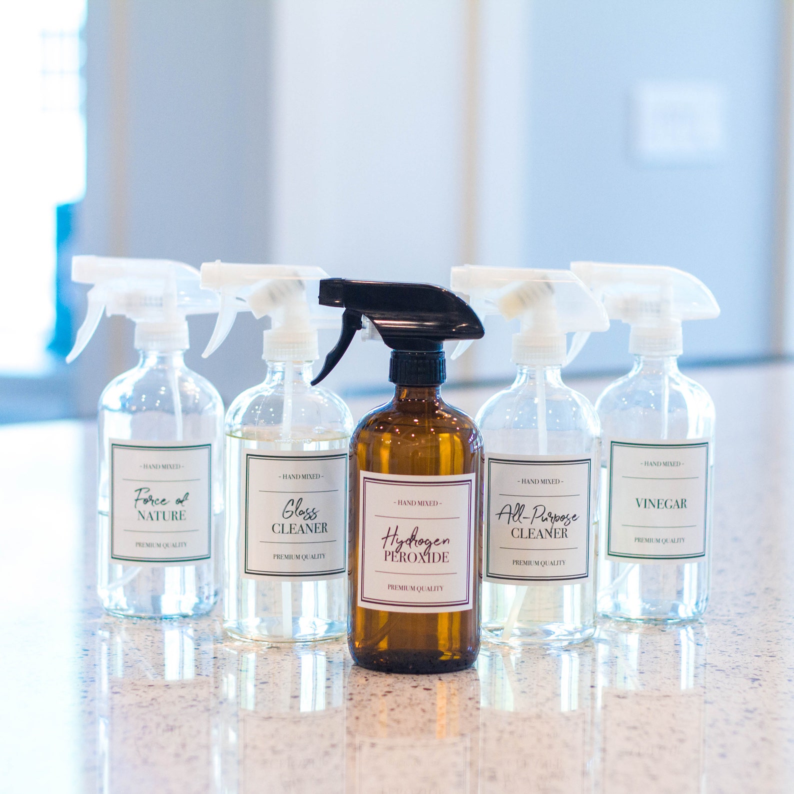 SET of 28 Cleaning Bottle Labels INSTANT DOWNLOAD Labeling Etsy