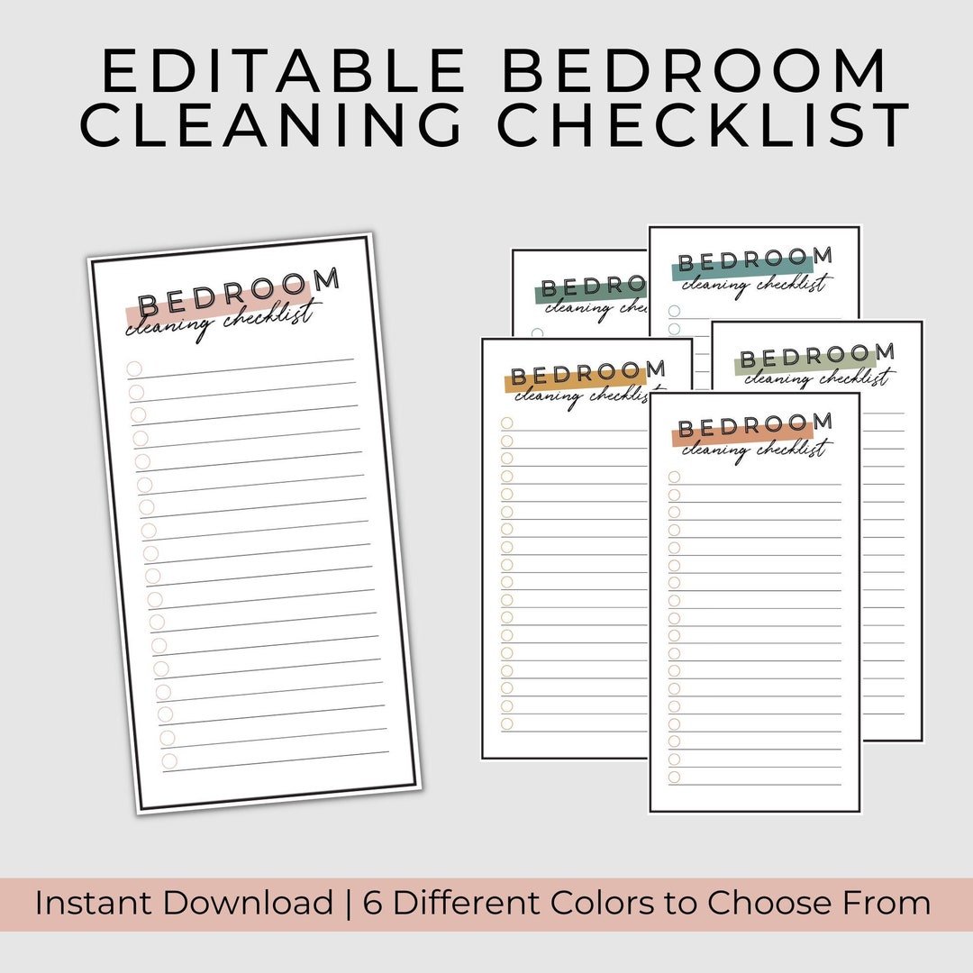 Get your FREE Speed Clean printable checklist to follow along with you in  each room as you get …