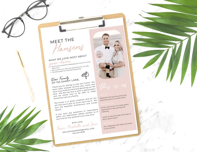 Home Offer Letter Template | Home Buyer Offer Letter | Get to Know You Letter image 4