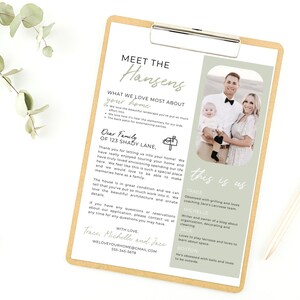Home Offer Letter Template | Home Buyer Offer Letter | Get to Know You Letter image 3