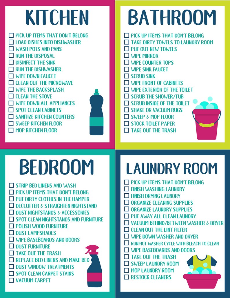 Chore Cleaning Card Printables Etsy chore-cleaning-card-printables-etsy