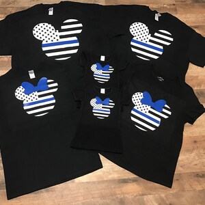 thin blue line mickey mouse