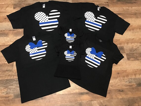 thin blue line mickey mouse