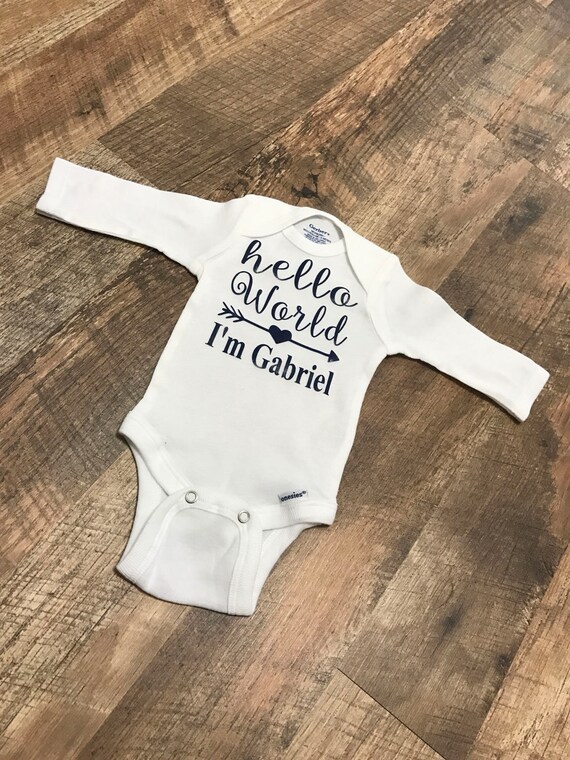 welcome to the world onesie