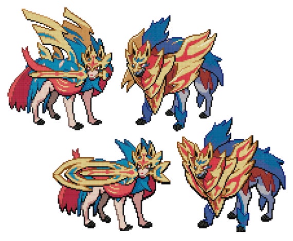 Zacian and Zamazenta Recolour : r/pokemon