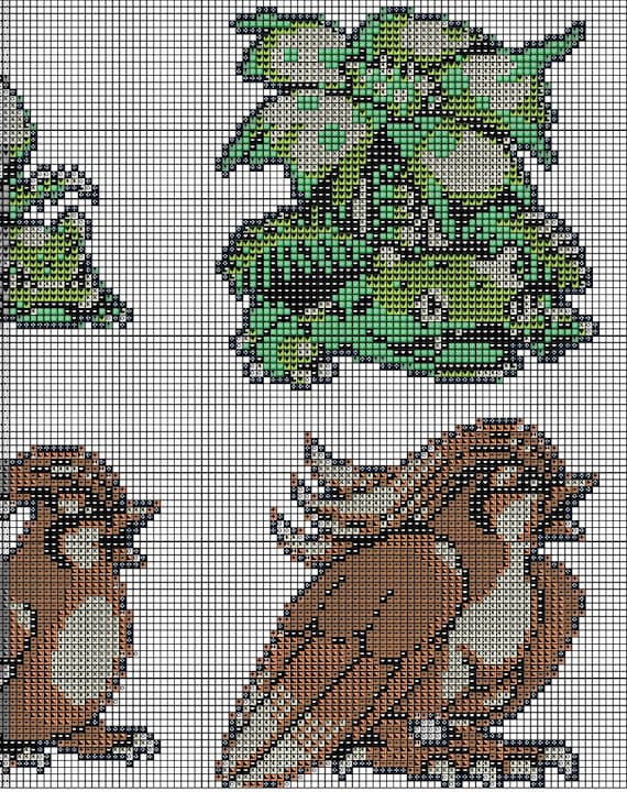 various pokemon red/blue sprite drawings by infinitebrians on