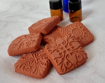 Terra Cotta Essential Oil Diffusers. Square Oil Diffusers. Free Shipping in US.