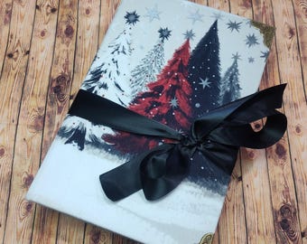 Hard Back Vintage Christmas Journal, Made to Order Santa Junk Journal