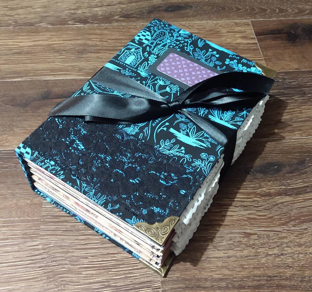 Hard Back Dark Alice Journal, Made to Order Wonderland Junk Journal ...