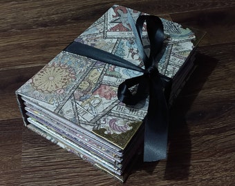 Hard Back Tarot Journal, Made to Order Tarot Junk Journal, Free Shipping in US