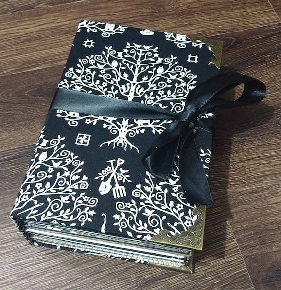 Hard Back Green Witch Journal, Made to Order Witchy Junk Journal, Free Shipping in US