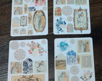 Jane Austen Sticker Set. Planner Stickers.