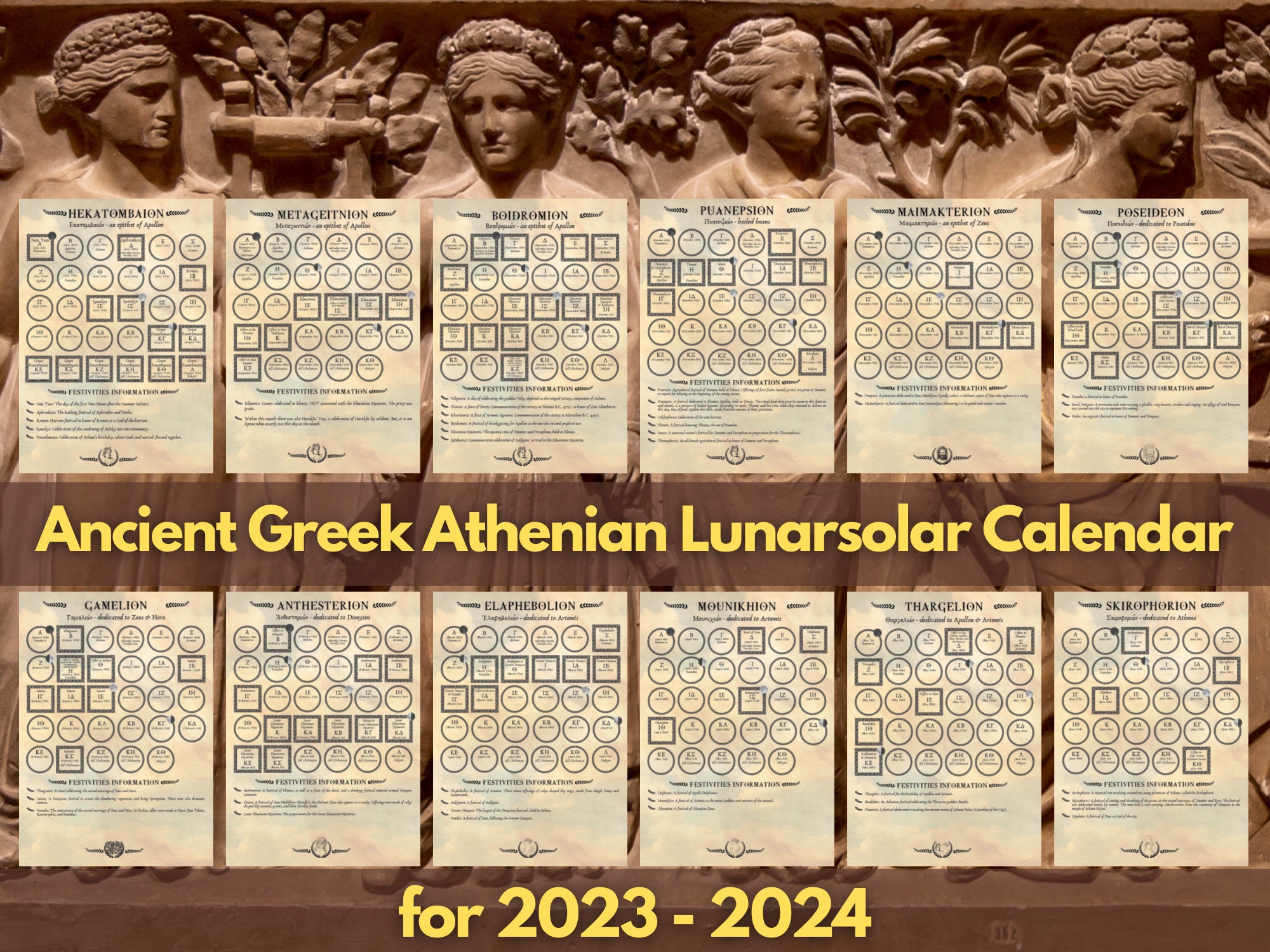 Ancient greece calendar