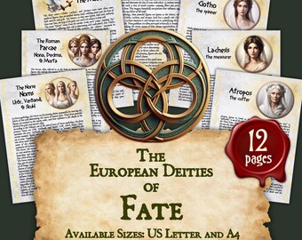 THE FATES  Digital Printable Book of Shadows / Grimoire