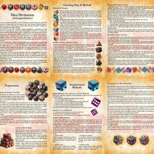 DICE DIVINATION (astragalomancy) | Instant Digital Download Book of ...