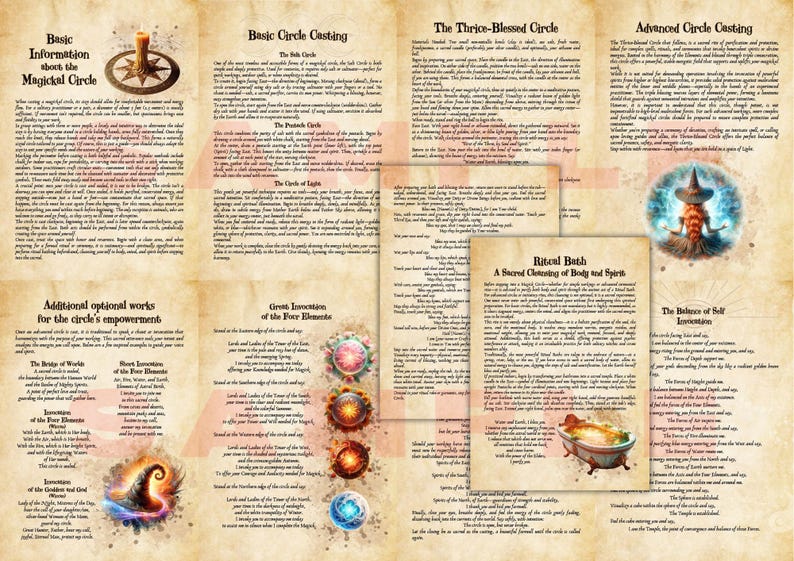 Introduction to Spellcasting and Circle Casting | Instant Digital ...