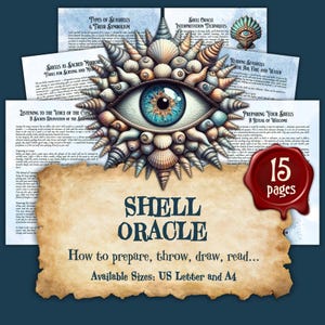 SEASHELL ORACLE | Instant Digital Download Printable Book of Shadows / Grimoire Page