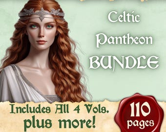 Ancient Celtic Religion BUNDLE | Instant Digital Download Printable Book of Shadows / Grimoire | sizes A4 & 8.5''x11''