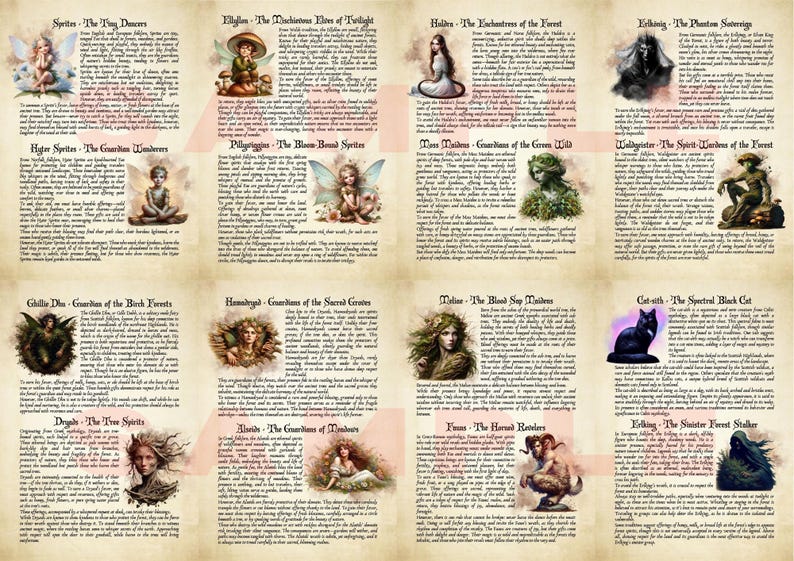 FAE MAGICK - Complete Guide | Instant Digital Download Printable Book ...