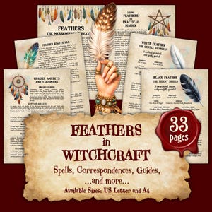 VEREN in WITCHCRAFT | Instant Digitale Download Book of Shadows / Grimoire-pagina's | formaten A4 en 8,5 x 11 inch
