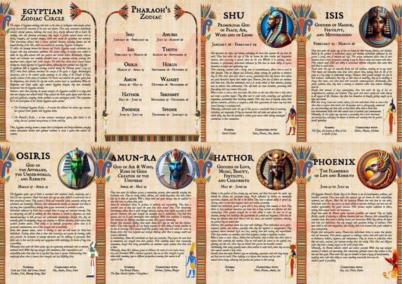 MY EGYPT エジプシャンオイル ZODIAC CALENDAR MY EGYPT エジプシャンオイル ZODIAC CALENDAR Egyptian Zodiac